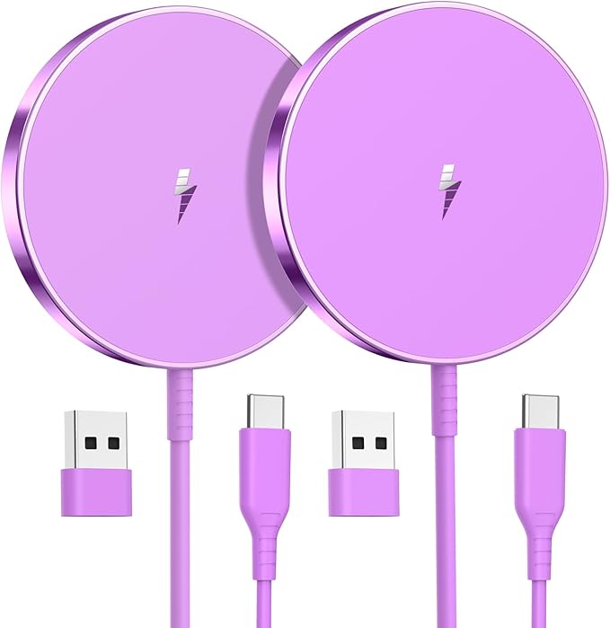 Purple Magnatic Charger