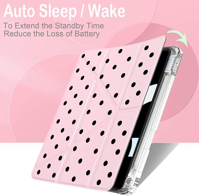 Pink Black Polka Dot