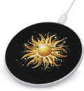 Magic Sun Print Wireless Charger Anti-Slip Wireless Charging Pad Slim Charger Mat for Men Women