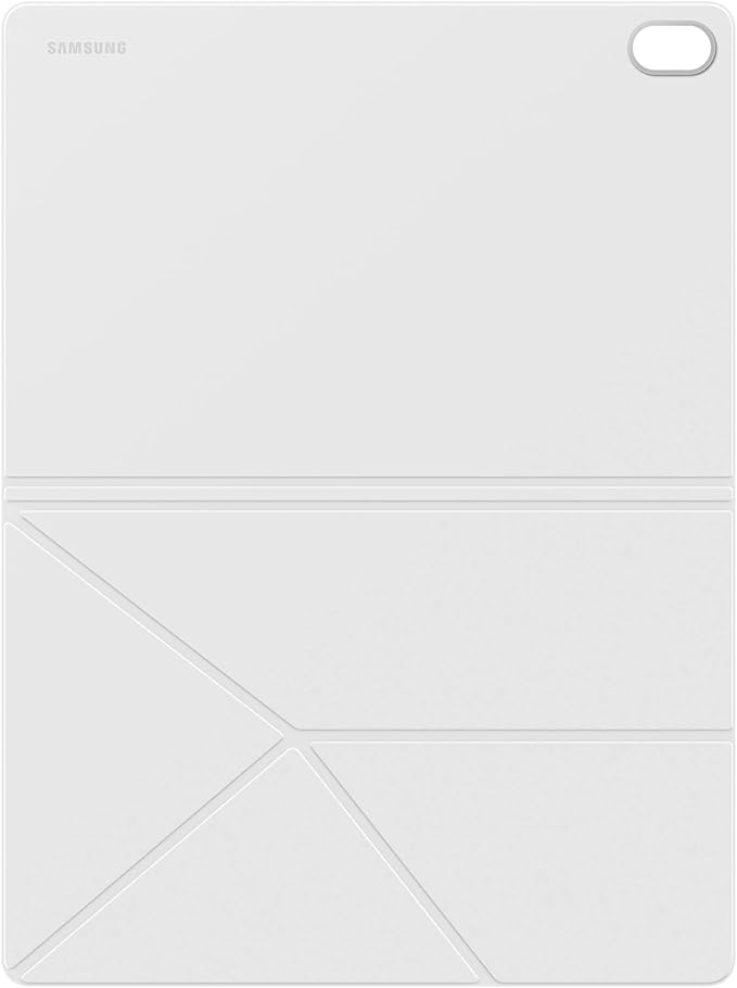 Samsung Galaxy Tab S11 Smart Book Cover Tablet Case Minimalist Style Slim and Sleek Foldable Stand US Version White