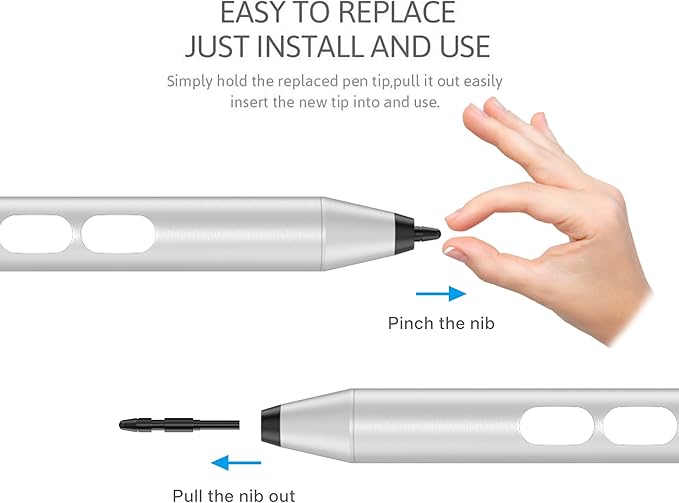 Stylus Pen for ASUS Touchscreen Devices Active Digital Pen with Ultra-Fine Tip 1024 Pressure Sensitivity Palm Rejection for Precision Drawing and Writing