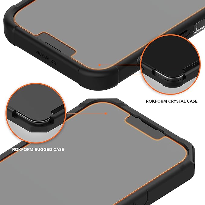 Rokform - iPhone 13 Pro Max Screen Protector Active Touch Shatter Proof High Definition Case Friendly Tempered Glass iPhone Screen Protector 2 Pack (Clear)
