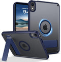 Telaso for iPad mini 7 A17 Pro 2024/iPad Mini 6 2021 Case iPad mini 7th/6th Gen Magnetic Case with Invisible Portrait/Landscape Stand Translucent Matte Back Soft TPU Bumper Cover Navy Blue