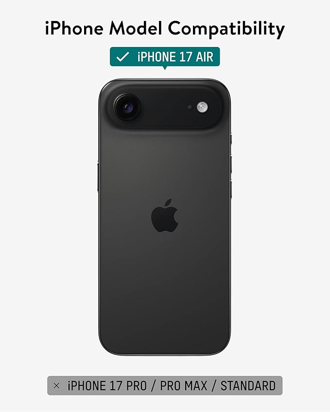 Mous Privacy Screen Protector Compatible with iPhone Air Anti-Spy Tempered Glass Film Shatterproof with Easy Installation Tool