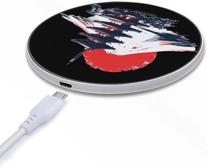 Mount Japanese Pagoda Phone Charger Magnetic Charging Pad Anti-Slip with USB Cable