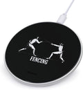 Fencing Wireless Charger Anti-Slip Wireless Charging Pad Slim Charger Mat for Men Women