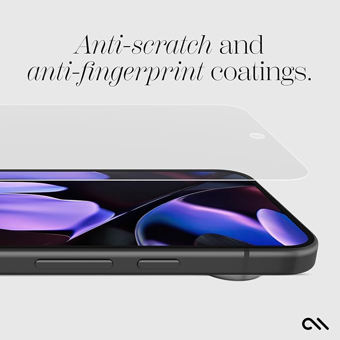 Case-Mate Google Pixel 9 Pro XL Ultra Screen Protector - 6.8 Inch - Anti-Scratch Tempered Glass w/5x Shatter Protection - Durable 9H Glass w/Installation Frame High Clarity Case Friendly Easy Apply