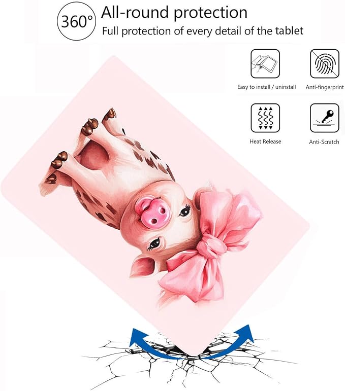Pink Cute Cartoons Pig