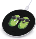 Cool Green Beanses Wireless Charger Anti-Slip Wireless Charging Pad Slim Charger Mat for Men Women