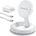 PowerLot Wireless Charger 15W Fast Qi2-Certified Wireless Charging Station Compatible with iPhone 16/15 /15 Plus / 15 Pro /15 Pro Max /14/13 /12 Qi2 Enabled Devices (20W PD Charger Included)