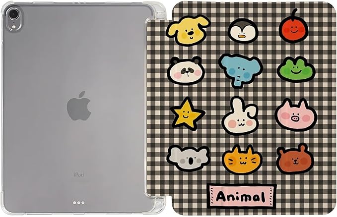 cute Animals on black stripes