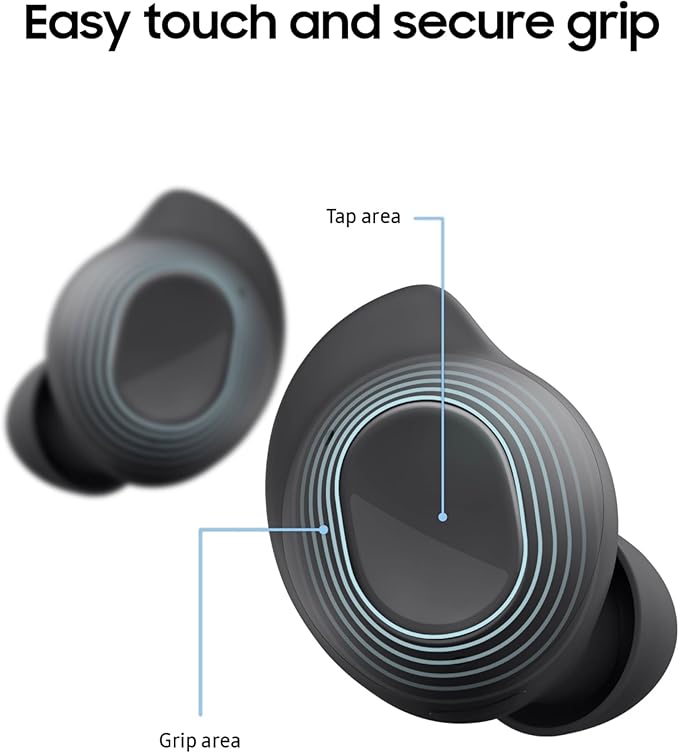 Samsung Galaxy Buds FE True Wireless Bluetooth Earbuds Comfort and Secure in Ear Fit Auto Switch Audio Touch Control Built-in Voice Assistant Graphite [US Version 1Yr Manufacturer Warranty]