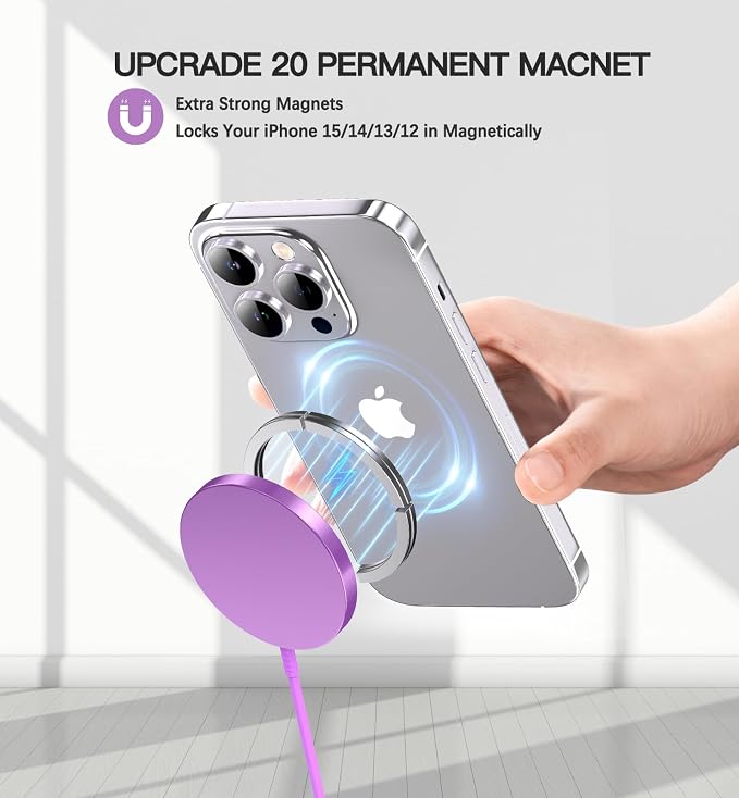 Purple Magnatic Charger