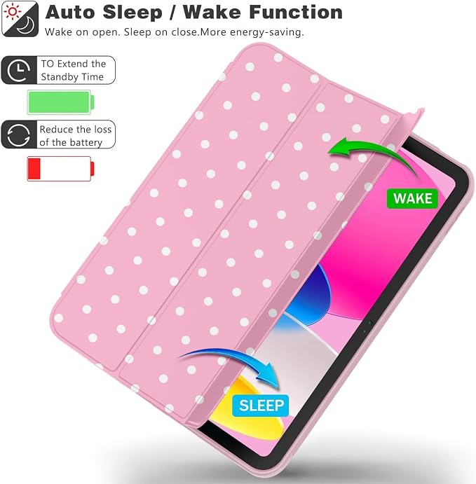 White Polka Dots Pink