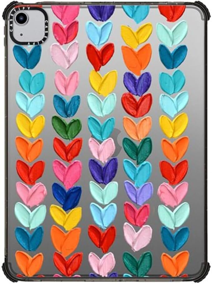 Clear Polka Daub Hearts
