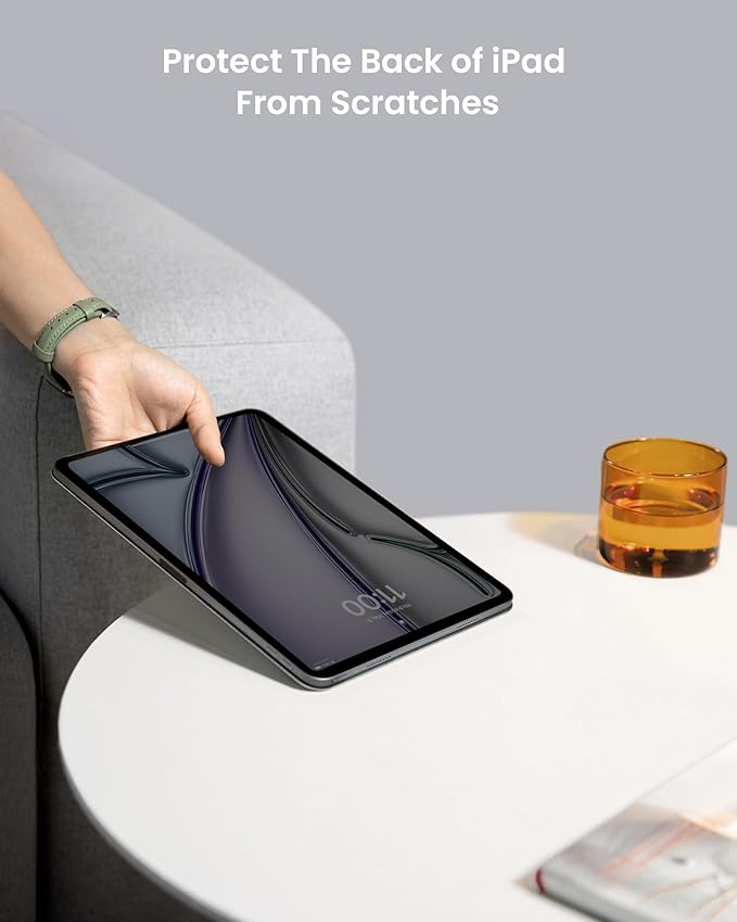 tomtoc iPad Air Detachable Folio Case for 2025 New 11 Inch iPad Air M3&ampM2 Separable Slim Protective Panel &amp 4-Modes with Ultra-Light Fiberglass Material Support Apple Pencil Pro &amp Auto W