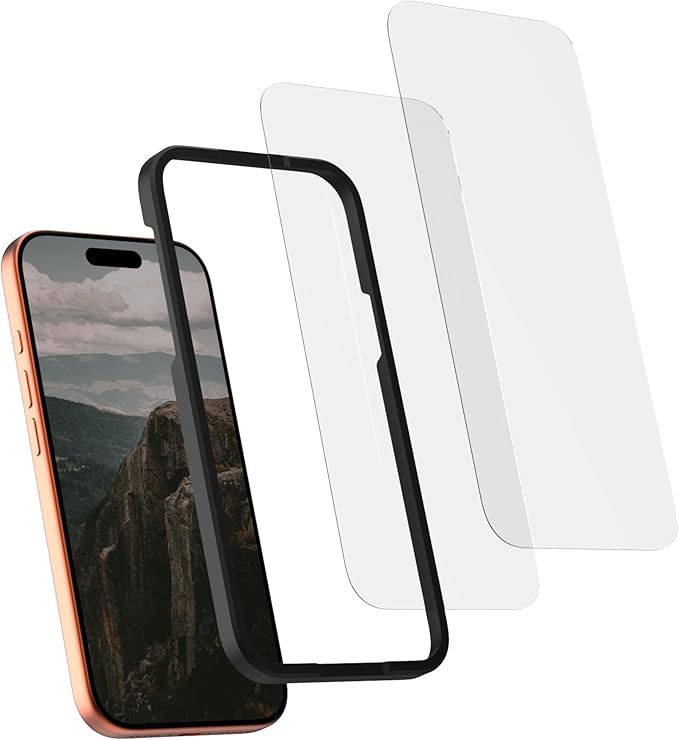 Rokform 2 Pack Screen Protector for iPhone 17 Pro Active Touch | Shatter Proof | High Definition | Case Friendly | Tempered Glass (Clear)