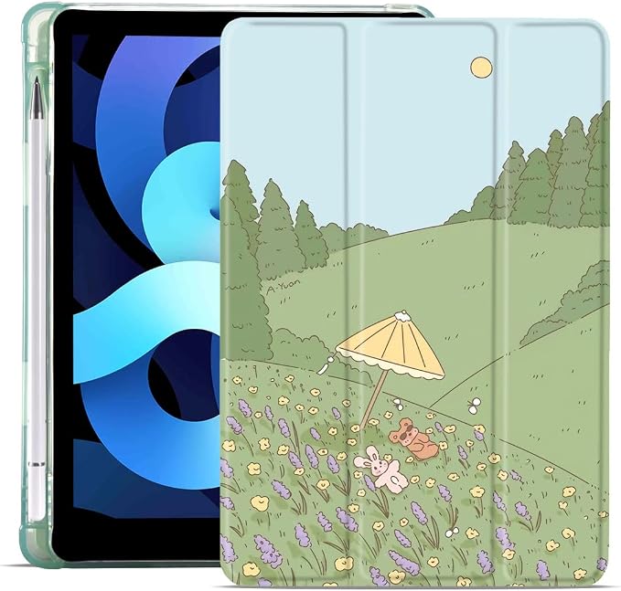 Cartoon Rabbit Floral