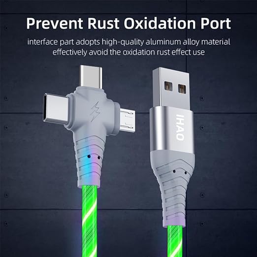 6IN1 Multi Ports LED Green