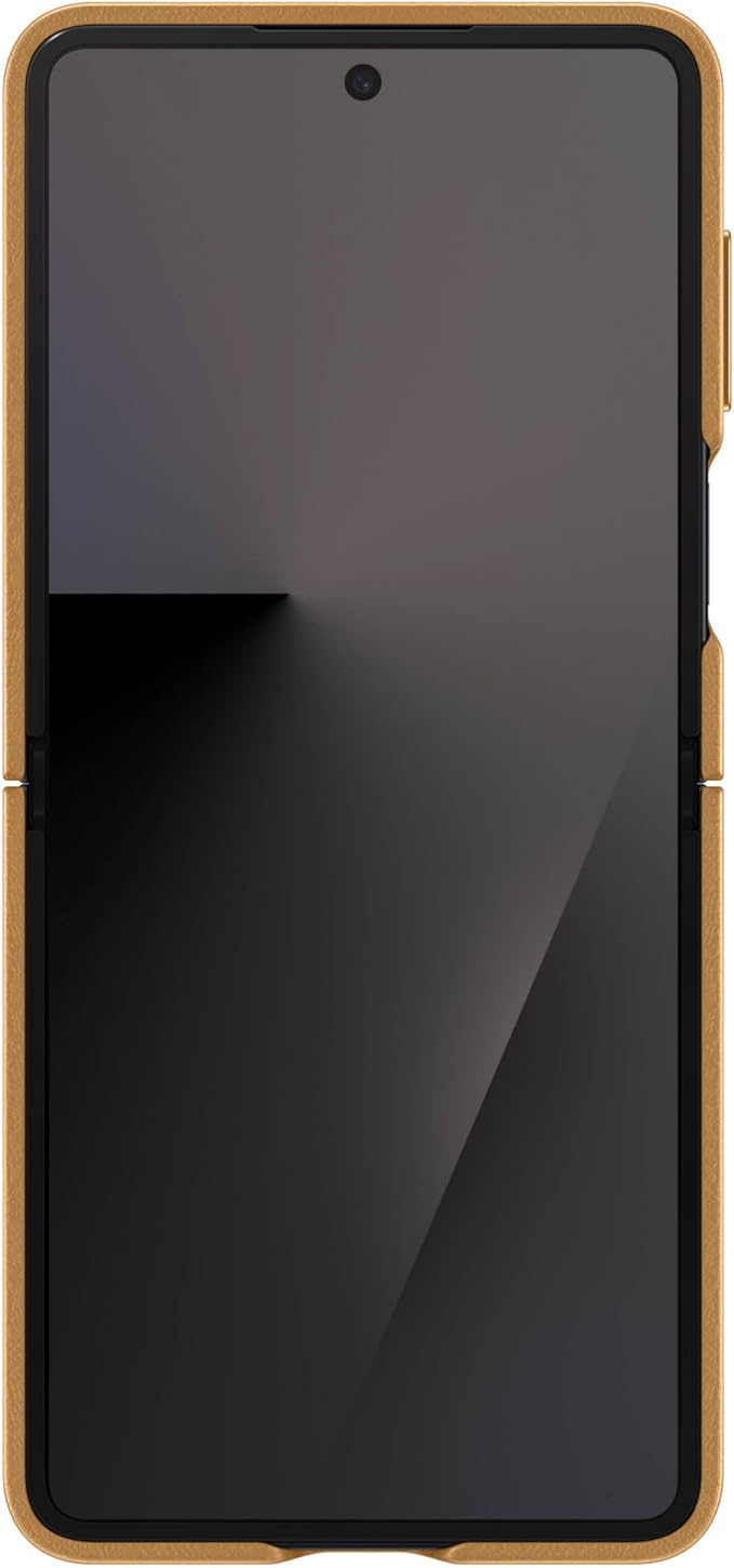 Samsung Galaxy Z Flip7 Kindsuit Phone Case Textured Feel Protective Cover Soft Inner Lining US Version Camel