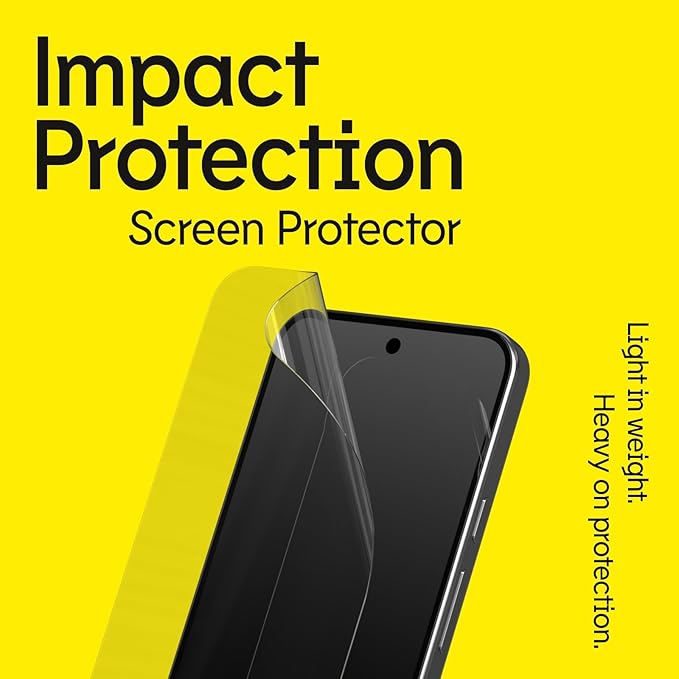 RhinoShield Screen Protector Compatible with [Pixel 9 Pro XL] | Impact Protection - High Strength Shock Damping/Dispersion Technology - Transparent and Fingerprint &amp Scratch Resistant