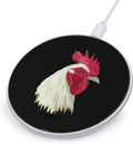 Roosters Head Fast Portable Charger 10W Funny Graphic Phone Charging Pad with USB Cable