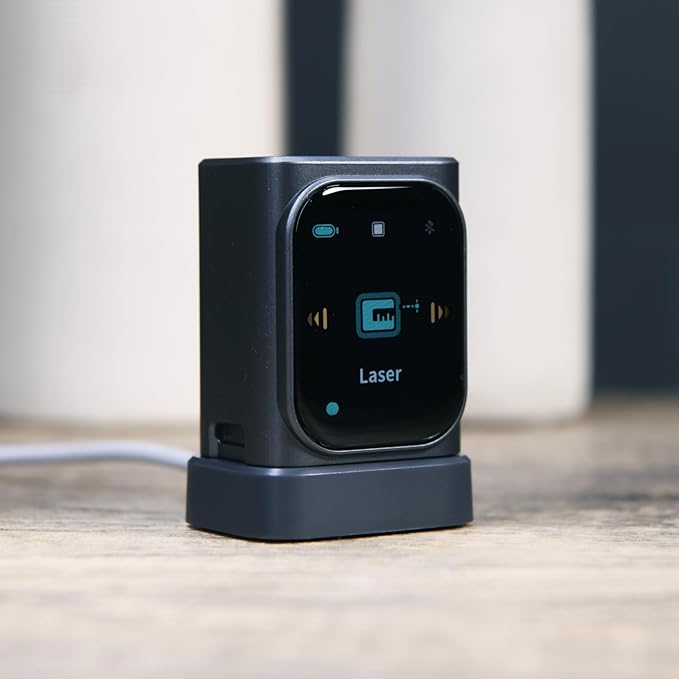 HOZO M-Cube Wireless Magnetic-Snap Charging Dock: Quick &amp Convenient Charging Solution for Your Measuring Tools