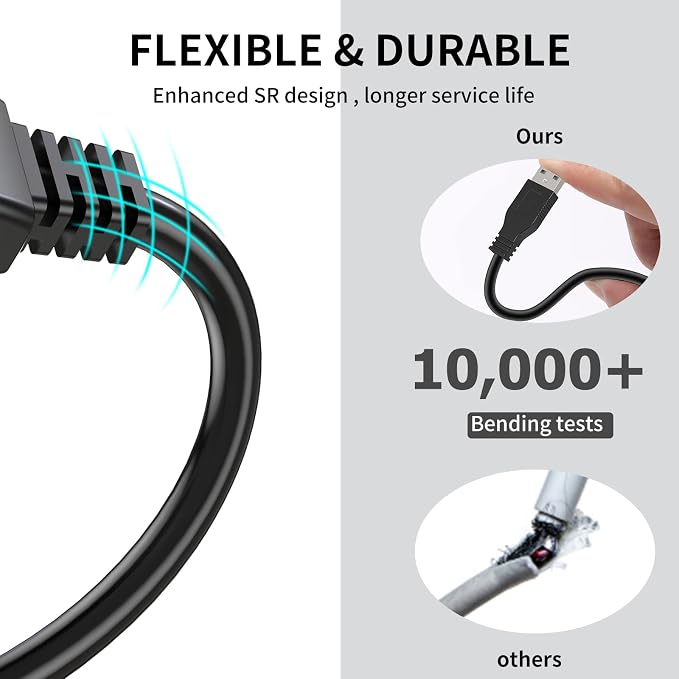 USB 2.0 Extension Cable Black