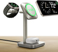 ESR for 3 in 1 Wireless Charging Station Certified Apple Watch Charger 15W MagSafe Charger Stand Wireless Charger for Multiple Devices iPhone 17/16/15/14/13 Watch AirPods Natural Titanium