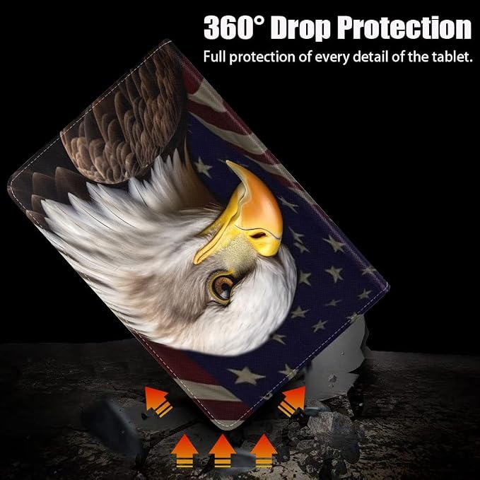 American Flag Bald Eagle-1