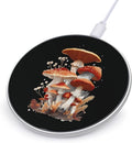 Woodland Mushrooms Fast Portable Charger 10W Funny Graphic Phone Charging Pad with USB Cable