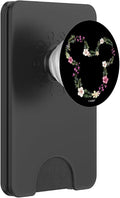 Disney Mickey &amp Friends Mickey Hawaiian Floral Outline Ears PopSockets PopWallet for MagSafe