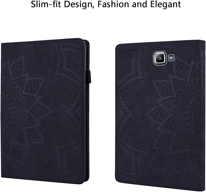 03# Black Paisley Flower