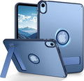 Telaso Magnetic Case for iPad (A16) 11th Generation 11 Inch 2025/ iPad 10th Generation 10.9 Inch 2022 with Invisible Portrait/Landscape Stand Hard Translucent Matte Back Protective Cover Blue