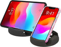 GoDonut Plus+ - Smartphone and Tablet Stand - Compatible with Lager Cases with Charging Port Access - for use at Work at Home Travel and on-the-go (Black)