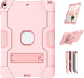 Jaorty 3 in 1 Hybrid Case for iPad Air 3 10.5 &amp iPad Pro 10.5 - Heavy Duty Shockproof Anti-Slip Anti-Scratch Pink