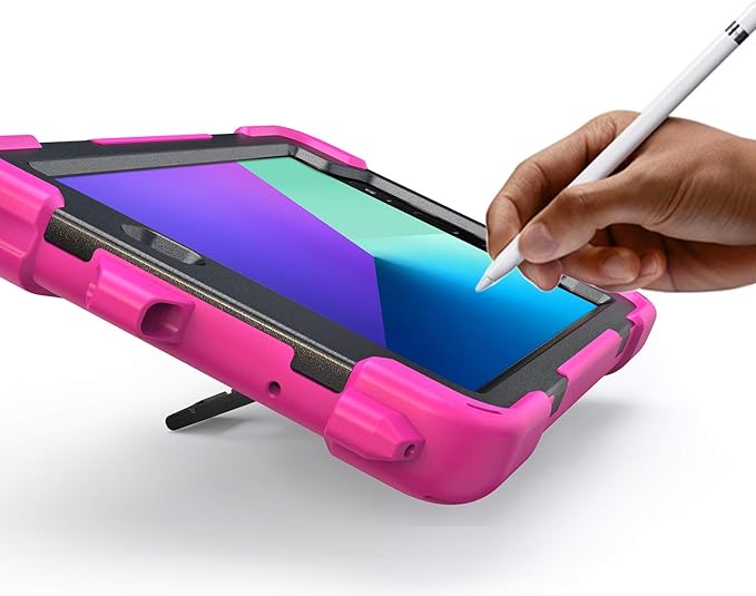 Case for Samsung Galaxy Tab Active 2 8.0 T390 T395 T397 Military Grade [15 ft Drop Tested] Full-Body Shockproof Protective Cover with 360° Rotation Stand Hand Strap &amp Pencil Holder