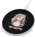 Beautiful Hedgehog Wireless Charger Anti-Slip Wireless Charging Pad Slim Charger Mat for Men Women