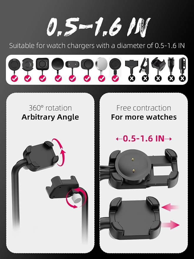 Black Universal Watch Bracket
