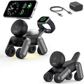 3 in 1 Wireless Charging Station for Apple DevicesFoldable Cute Magnetic Mag-Safe Wireless Charger Stand with Night Light for iPhone 17 Air 16 15 14 13 12 SeriesAirPods 4 3 2 ProApple Watch