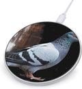 Pigeon Wireless Charger Fast Wireless Charging Pad with USB Cable 10W Anti-Slip Magnetic Wireless Charger Portable Slim Charger Puck Travel Charging Station