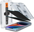 Spigen Tempered Glass Screen Protector [Glas.tR EZ FIT - Privacy] designed for iPhone 14 Plus/iPhone 13 Pro Max [2 Pack]