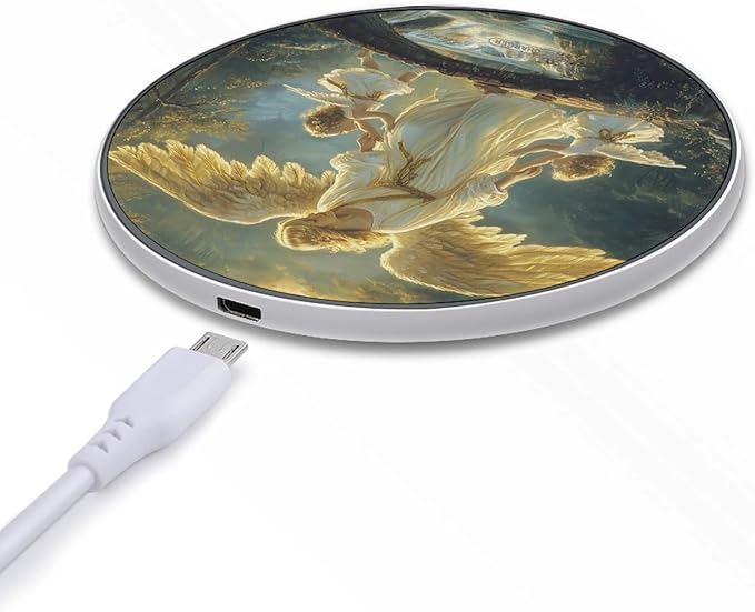 Guardian-Angeles Wireless Charger Anti-Slip Wireless Charging Pad Slim Charger Mat for Men Women