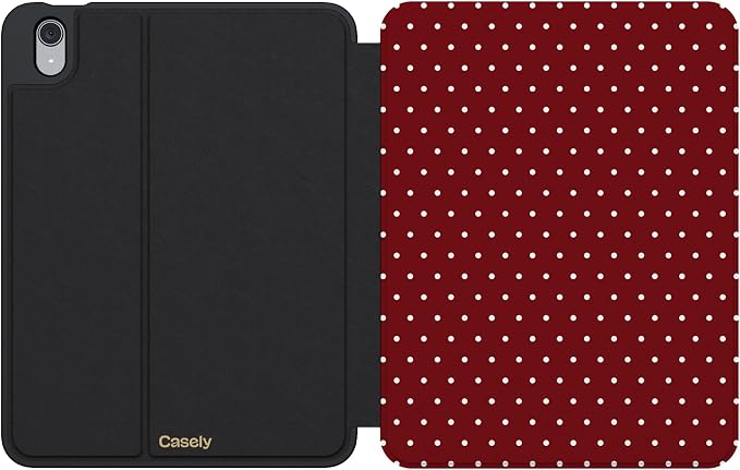 On the Dot | Maroon Polka Dot
