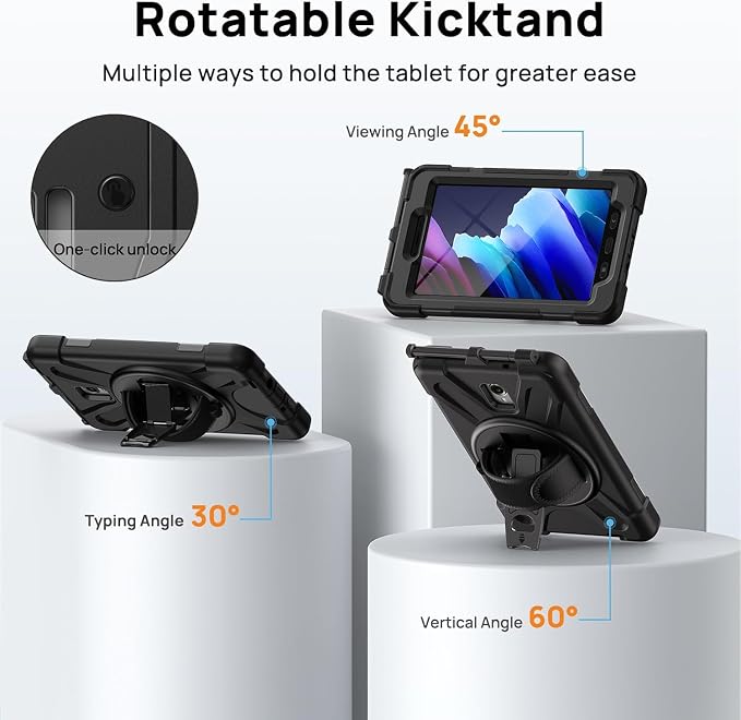 Galaxy Tab Active 5/3 8.0 Case-Black