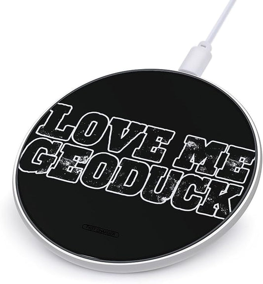Love Me Geoduck Phone Charger Magnetic Charging Pad Anti-Slip with USB Cable