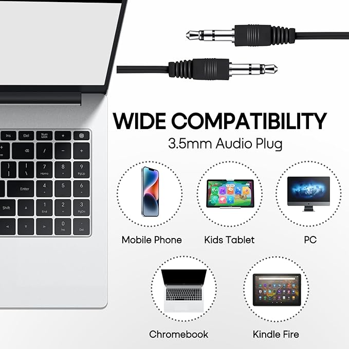 Bulk Earbuds Headphones 100 Pack for Kids School ClassroomBlack Dot in-Ear EarphonesStudent Wired Ear Buds with 3.5 mm Jack for Computer Chromebook Laptop PC(GS01100 Black)