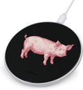 Pigs Art Fast Portable Charger 10W Funny Graphic Phone Charging Pad with USB Cable