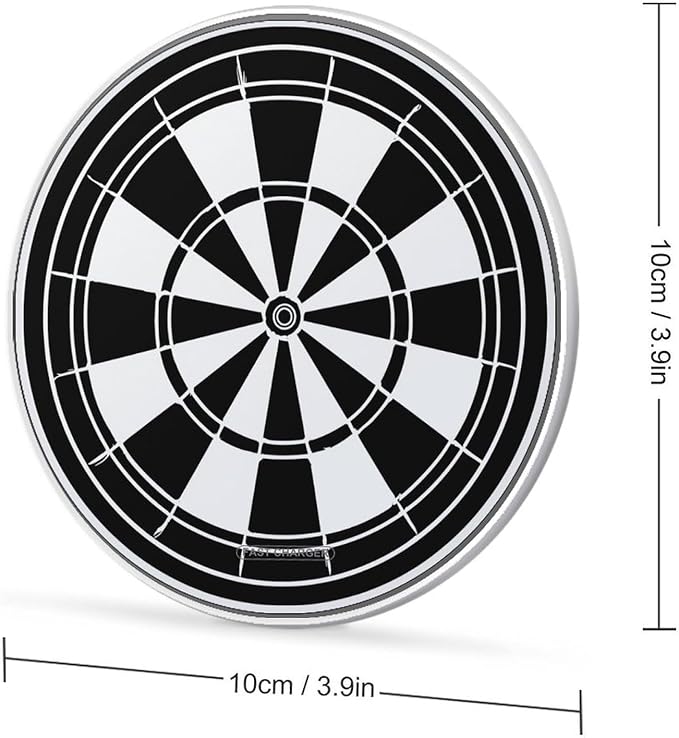 Darts Dartboard Fast Portable Charger 10W Funny Graphic Phone Charging Pad with USB Cable