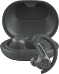 JLab JBuds Sport ANC 4 True Wireless Bluetooth Earbuds + Charging Case Graphite Swipe + Touch Controls Hybrid Active Noise Cancelation Multipoint Connect Customized Settings App